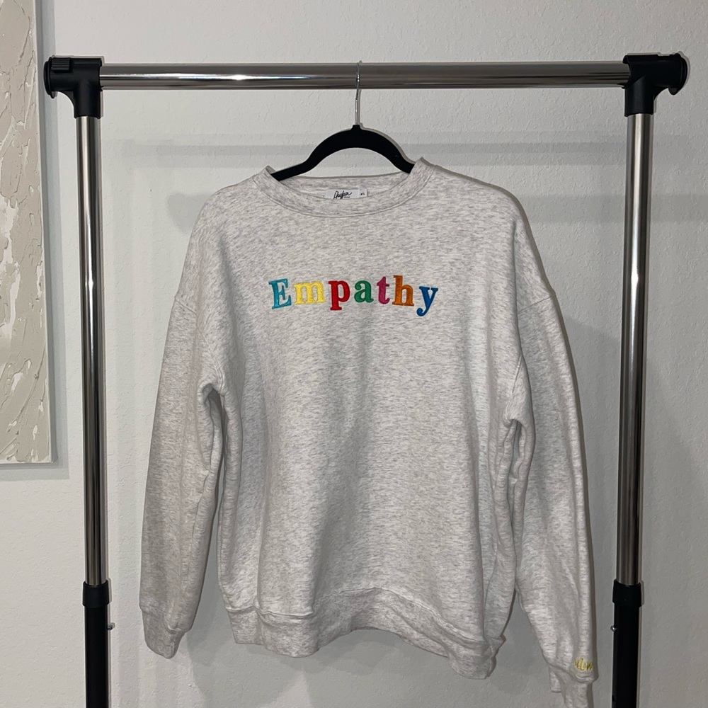 The Mayfair Group, Empathy Crewneck, Ash Grey, Size Medium/Large